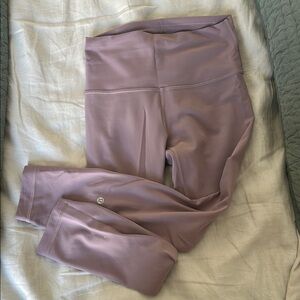 Lululemon Athletica Purple Leggings High Waist Performance